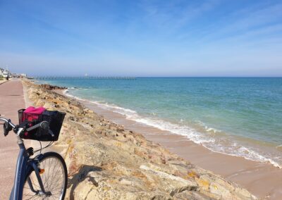 Balade à vélo en bord de mer